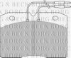 IVECO 01906206 Brake Pad Set, disc brake